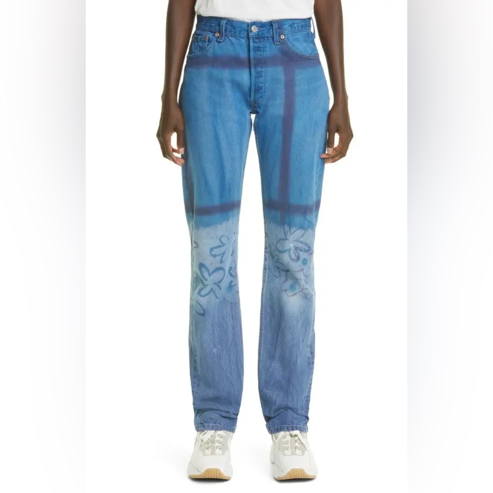 Levi's® x Collina Strada Unisex Upcycled 501® Embellished Crop Jeans - 30